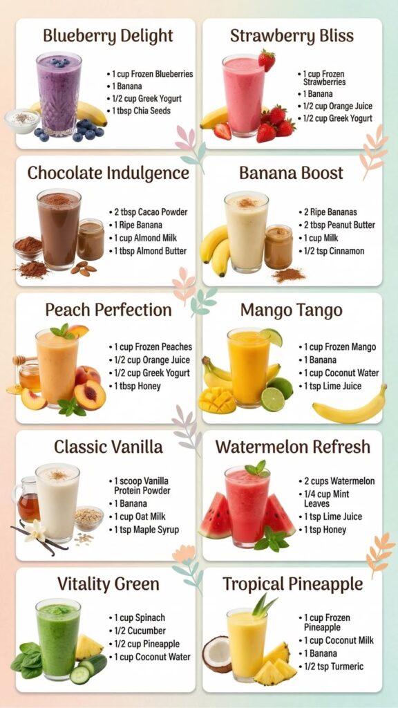 Protein Smoothie Recipes That Keep You Full