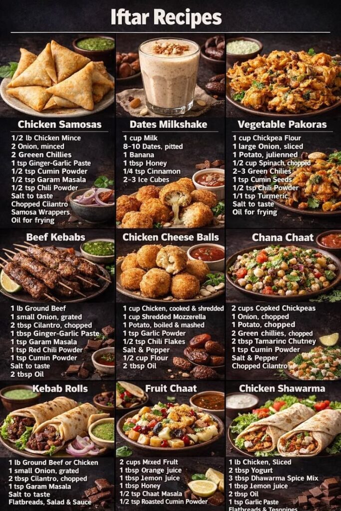 Iftar Recipes That Are Quick and Delicious