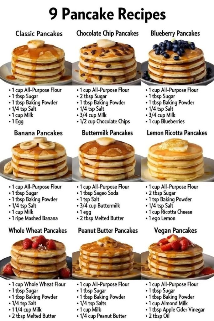 Pancake Recipes That Are Soft, Fluffy & Perfect